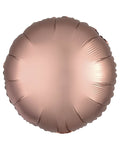 Silk Lustre Rose Gold Copper Round Balloon - 18" Foil