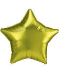 Satin Lemon Star Balloon - 18" Foil (Unpackaged)