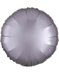 Satin Luxe Greige Round Balloon - 18" Foil