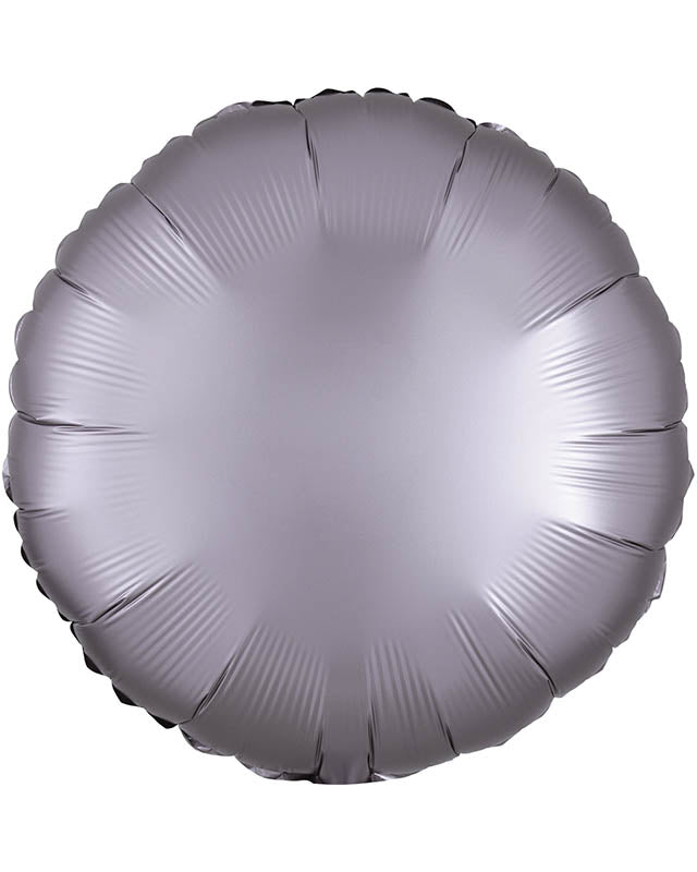 Satin Luxe Greige Round Balloon - 18" Foil