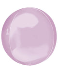 Pastel Pink Orbz Balloon - 16" (BULK)