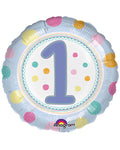 Age 1 Spot Balloon - 18" Foil