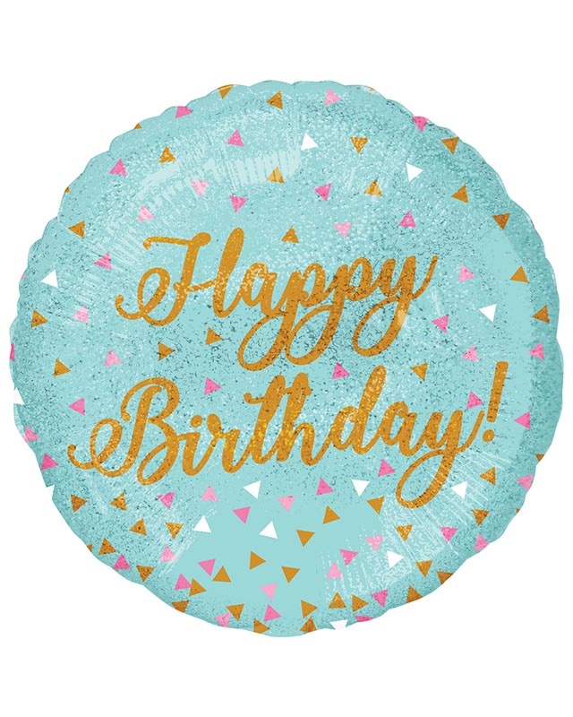 Woo Hoo Happy Birthday Balloon - 18" Foil