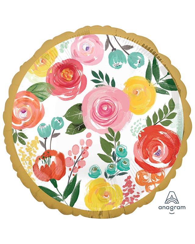 Bright Florals Balloon - 18" Foil