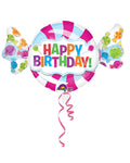 Sweet Shop Happy Birthday Balloon - 40" Foil
