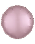 Metallic Pastel Pink Round Foil Balloon - 18" (Unpackaged)