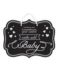 Baby Shower Countdown to Baby Chalkboard Sign