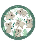 Get Wild Koala Paper Plates - 23cm (8pk)