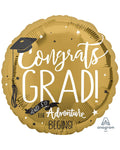 Congrats Grad Jumbo Balloon - 28" Foil