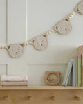 Teddy Bear Wooden Teddy Face Baby Shower Bunting - 1.5m