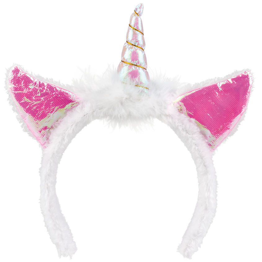 Pink  Holographic Unicorn Headband