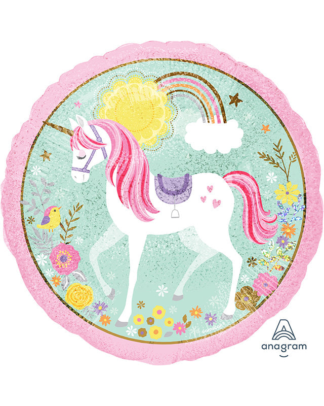 Magical Unicorn Balloon - 18" Foil Balloon