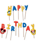Disney Mickey Mouse 'Happy Birthday' Pick Candles (13pk)