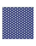 Blue & White Spot Paper Napkins - 33cm (20pk)