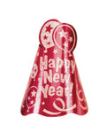 Red "Happy New Year!" Hat - 23cm Tall