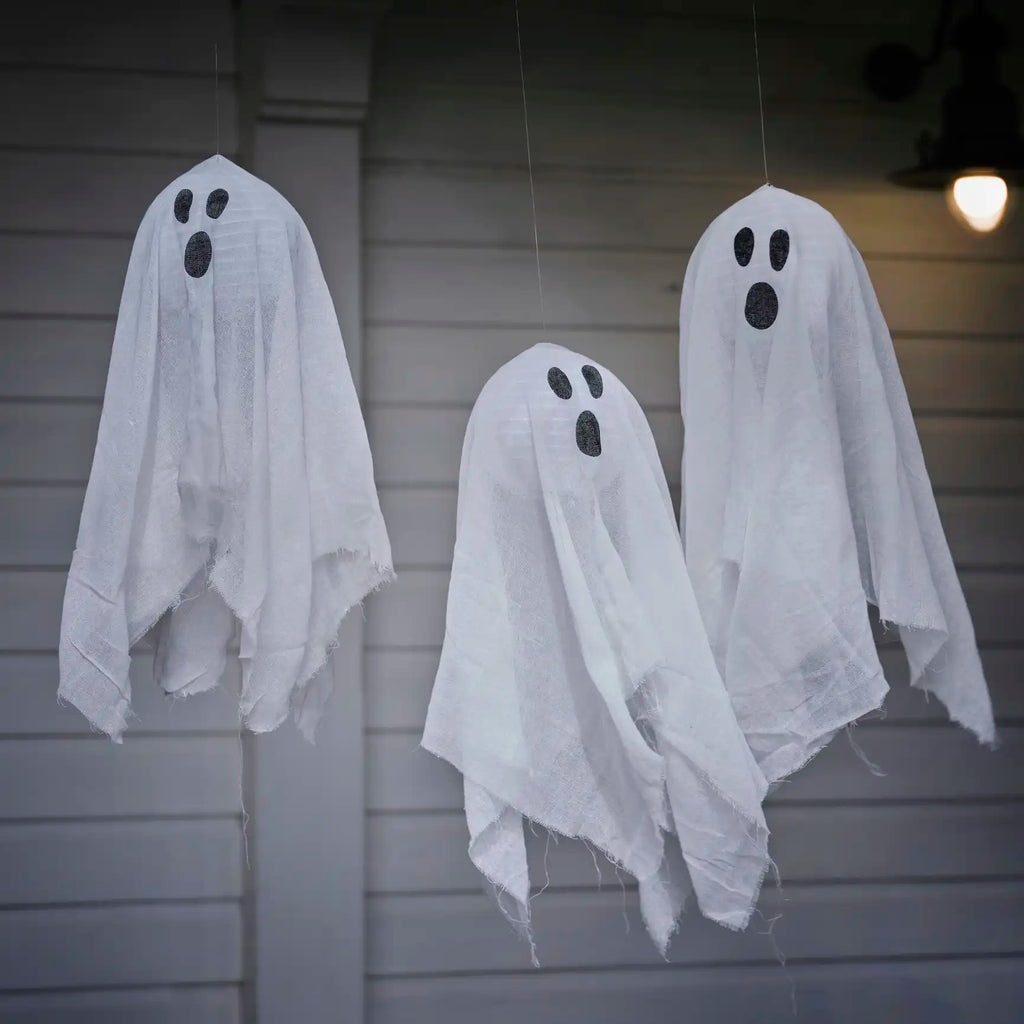 Hanging Ghost Decoration (3pk)