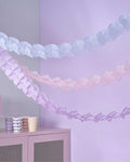 Pastel Wave Tissue Paper Garland - 2.8m