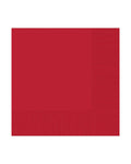 Red Paper Napkins - 25cm (20pk)