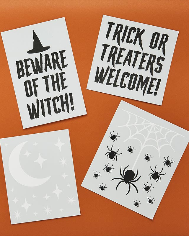 Trick or Treat Window Clings (4pk)