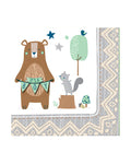 Bearly Wait Paper Beverage Napkins - 25cm (16pk)