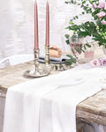 Cream Muslin Table Runner - 70cm x 5m