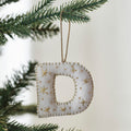 Tree Decorations - Monogram Letters - D