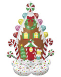 Gingerbread House Airloonz Foil Balloon - 32" x 51"